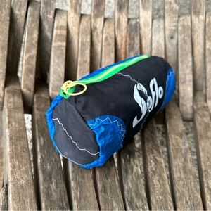 Soflo Riders pouch made with repurposed kite